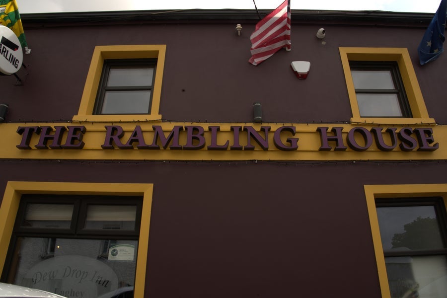 the exterior sign of the rambling house