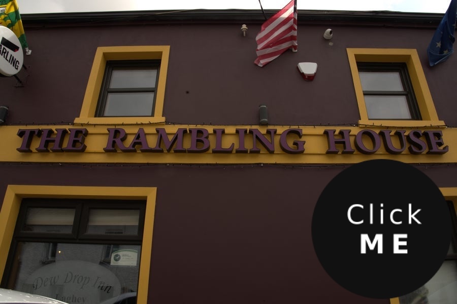 the exterior sign of the rambling house